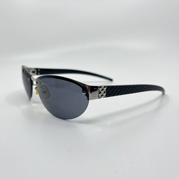 Elle Sunglasses Frames Womens Black Silver Diamond 61-14mm H6569 - Picture 1 of 8